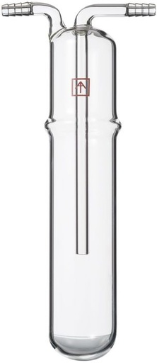 [CTG-500ml-2P -SF] Openable 500mL Glass Trap w/ Upward Ports for  -40C Cold Traps